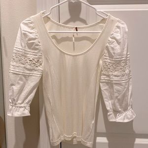 Free People. White top. Size XS
